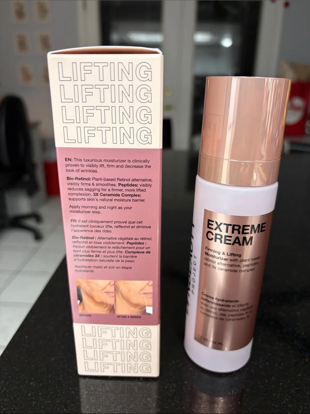 In beauty project extreme cream
